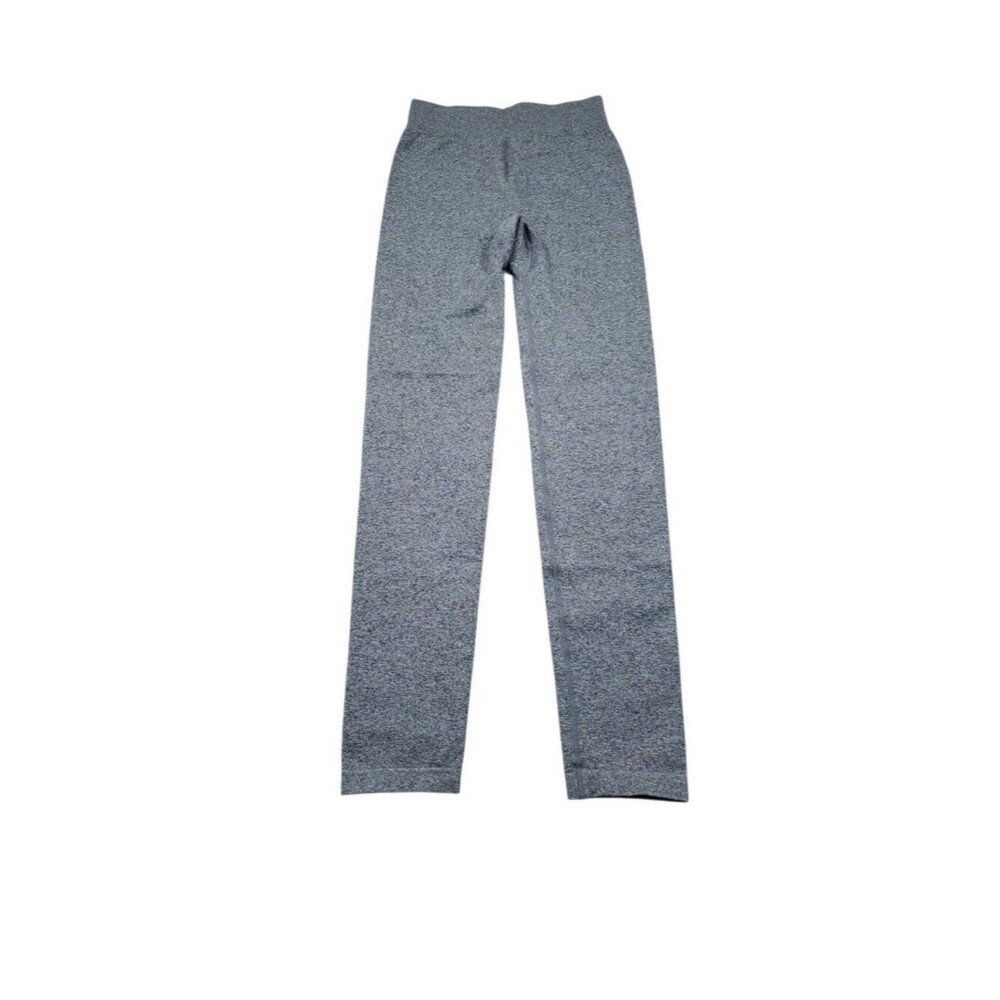 American Tall Women's Active Seamless Leggings Size Medium Tall MT Gray Black